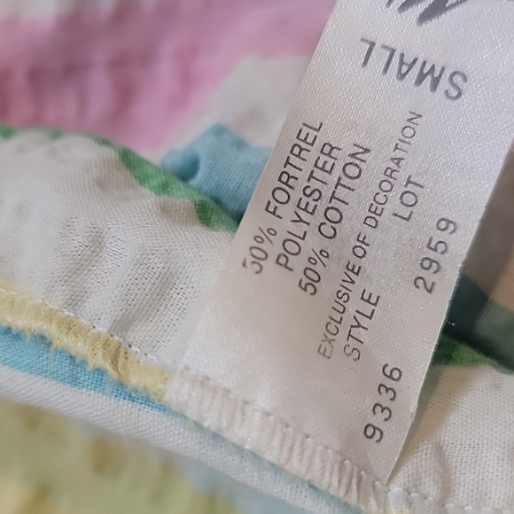 VTG | Vintage Multicolored Striped Kimono Style Robe - Picture 9 of 11